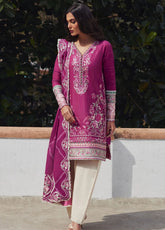 Elan Luxury Embroidered Lawn 3 Piece Unstitched Suit EL24LEL D-10A AIRA