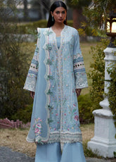 Elan Luxury Embroidered Lawn 3 Piece Unstitched Suit EL24LEL D-11A MIRZETA