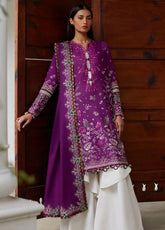Elan Luxury Embroidered Lawn 3 Piece Unstitched Suit EL24LEL D-3A QISTINA