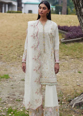 Elan Luxury Embroidered Lawn 3 Piece Unstitched Suit EL24LEL D-5A NEZIHA