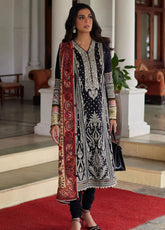 Elan Luxury Embroidered Lawn 3 Piece Unstitched Suit EL24LEL D-7A SHERINE