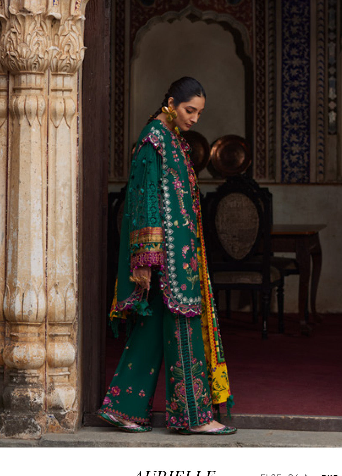 Elan Luxury Embroidered Lawn 3 Piece Unstitched Suit EL25LL AURIELLE EL25-06 A Elan Luxury Embroidered Lawn 3 Piece Unstitched Suit EL25LL AURIELLE EL25-06 A