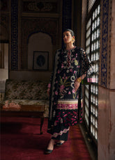 Elan Luxury Embroidered Lawn 3 Piece Unstitched Suit EL25LL AZUREH EL25-04 A