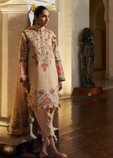 Elan Luxury Embroidered Lawn 3 Piece Unstitched Suit EL25LL ZAHARA EL25-07 B