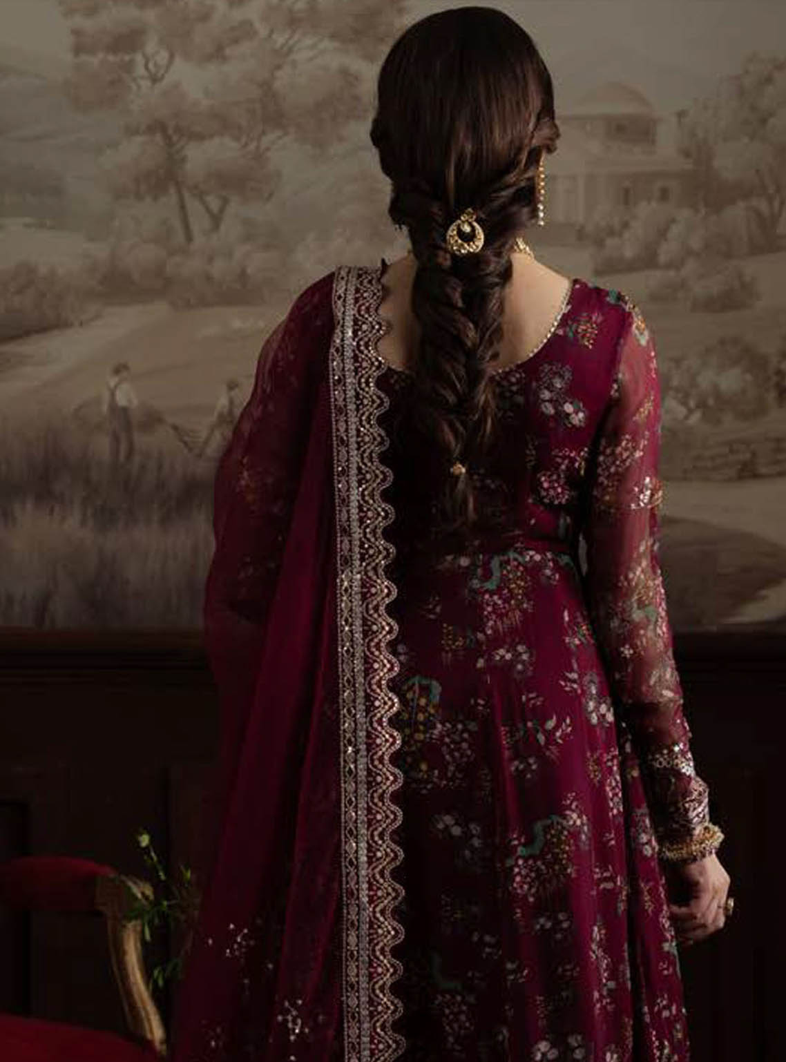 Elanora By Nureh Luxury Embroidered Chiffon 4 Piece Unstitched Suit NU25ELCV2 D-NEL-72 Elanora By Nureh Luxury Embroidered Chiffon 4 Piece Unstitched Suit NU25ELCV2 D-NEL-72