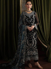 Elanora By Nureh Luxury Embroidered Chiffon 4 Piece Unstitched Suit NU25ELCV2 D-NEL-75