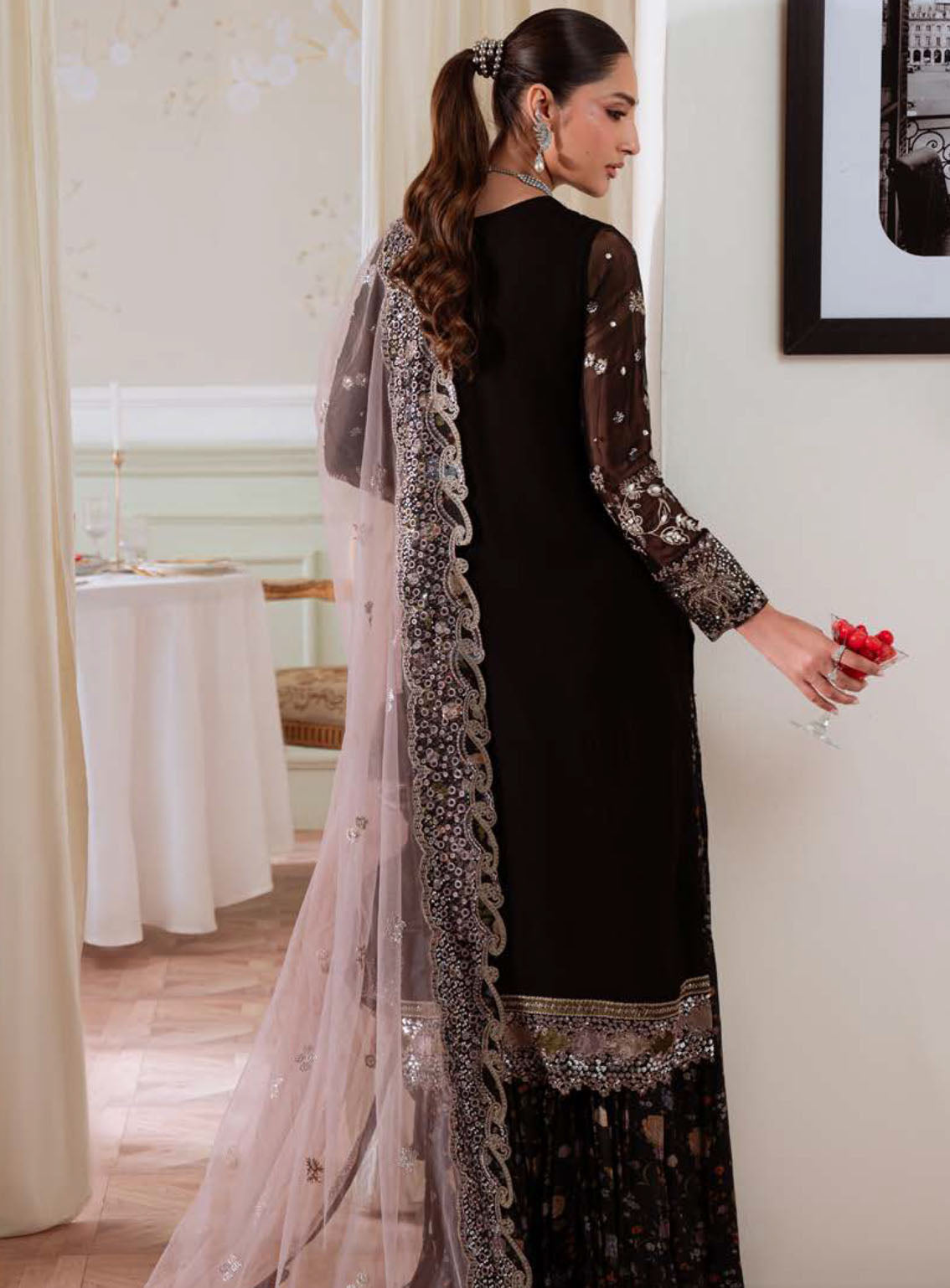 Elanora By Nureh Luxury Embroidered Chiffon 4 Piece Unstitched Suit NU25ELCV3 D-NEL-83 Elanora By Nureh Luxury Embroidered Chiffon 4 Piece Unstitched Suit NU25ELCV3 D-NEL-83