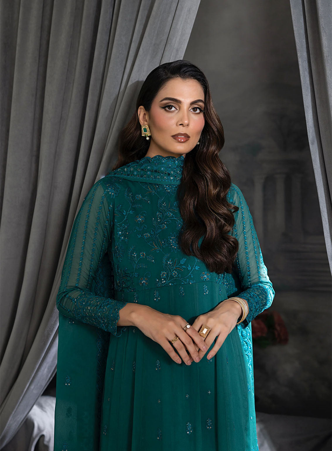 Elegance By LSM Lakhany Embroidered Chiffon 4 Piece Unstitched Suit LSM25EEC D-LG-IZ-0166 Elegance By LSM Lakhany Embroidered Chiffon 4 Piece Unstitched Suit LSM25EEC D-LG-IZ-0166