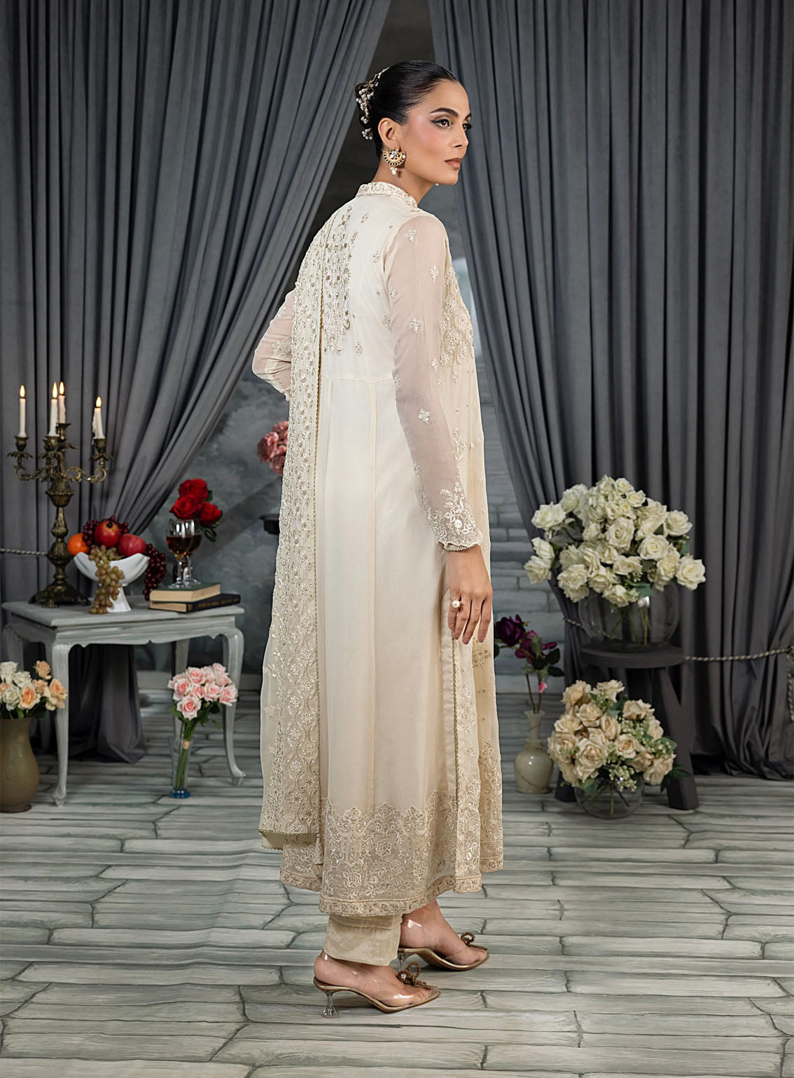 Elegance By LSM Lakhany Embroidered Chiffon 4 Piece Unstitched Suit LSM25EEC D-LG-UB-0050 Elegance By LSM Lakhany Embroidered Chiffon 4 Piece Unstitched Suit LSM25EEC D-LG-UB-0050