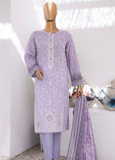 Elegant By HZ Textile Embroidered Lawn 3 Piece Unstitched Suit HZ25EE EC-929