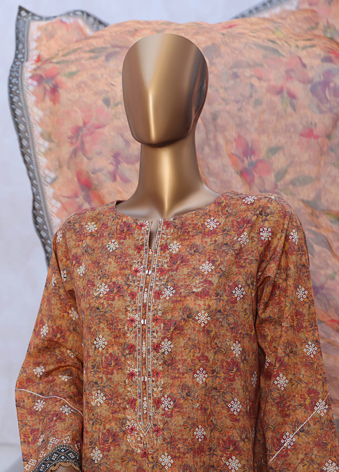 Elegant By HZ Textile Embroidered Lawn 3 Piece Unstitched Suit HZ25EE EC-931 Elegant By HZ Textile Embroidered Lawn 3 Piece Unstitched Suit HZ25EE EC-931