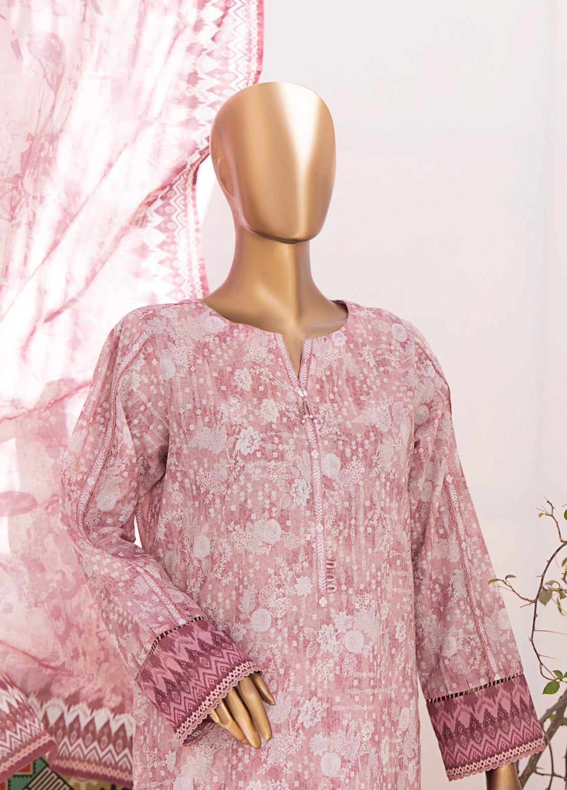 Elegant By HZ Textile Embroidered Lawn 3 Piece Unstitched Suit HZ25EE EC-937 Elegant By HZ Textile Embroidered Lawn 3 Piece Unstitched Suit HZ25EE EC-937