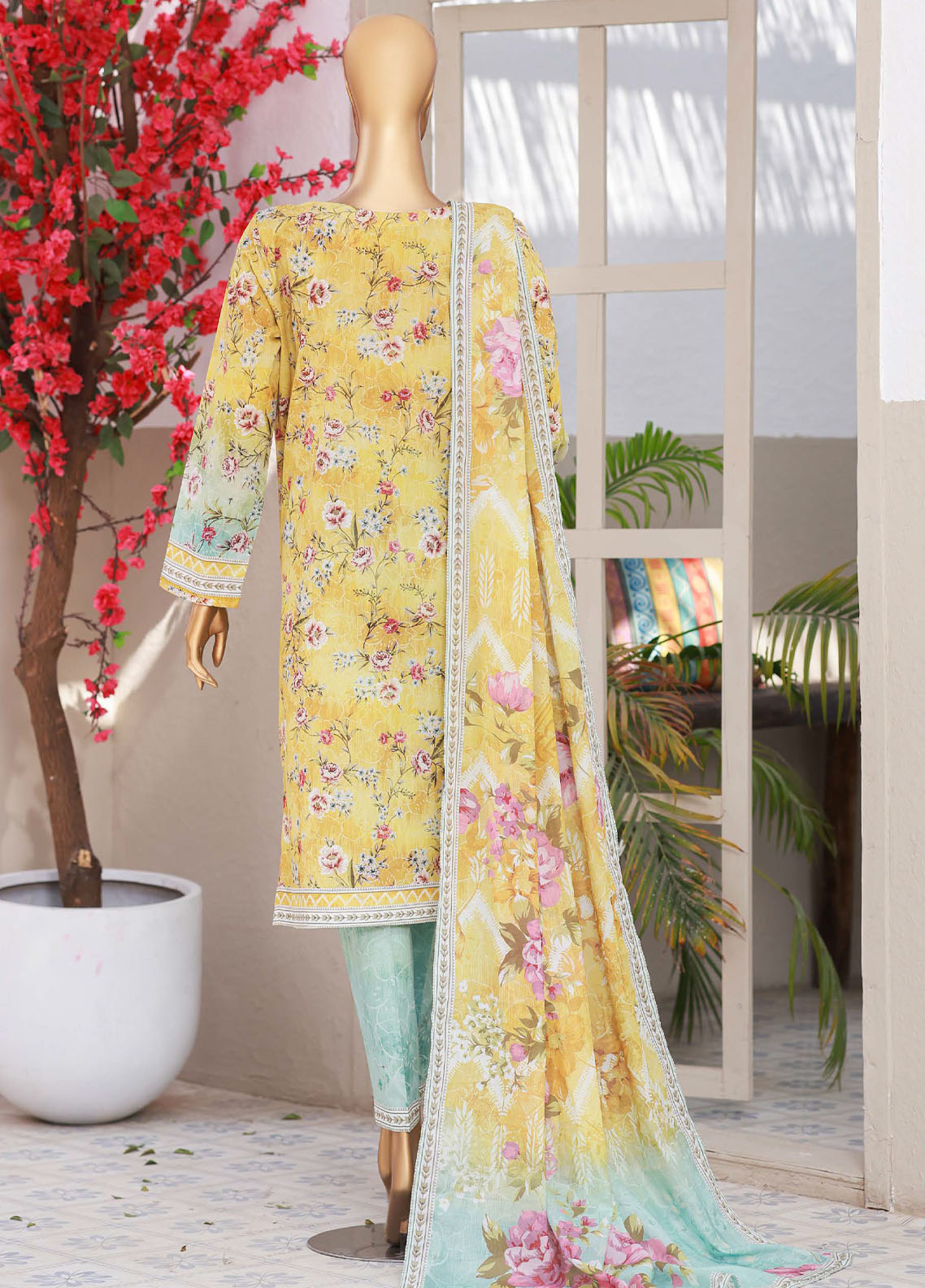 Elegant By HZ Textiles Embroidered Lawn 3 Piece Unstitched Suit HZ26EE D-CE-1012 Elegant By HZ Textiles Embroidered Lawn 3 Piece Unstitched Suit HZ26EE D-CE-1012