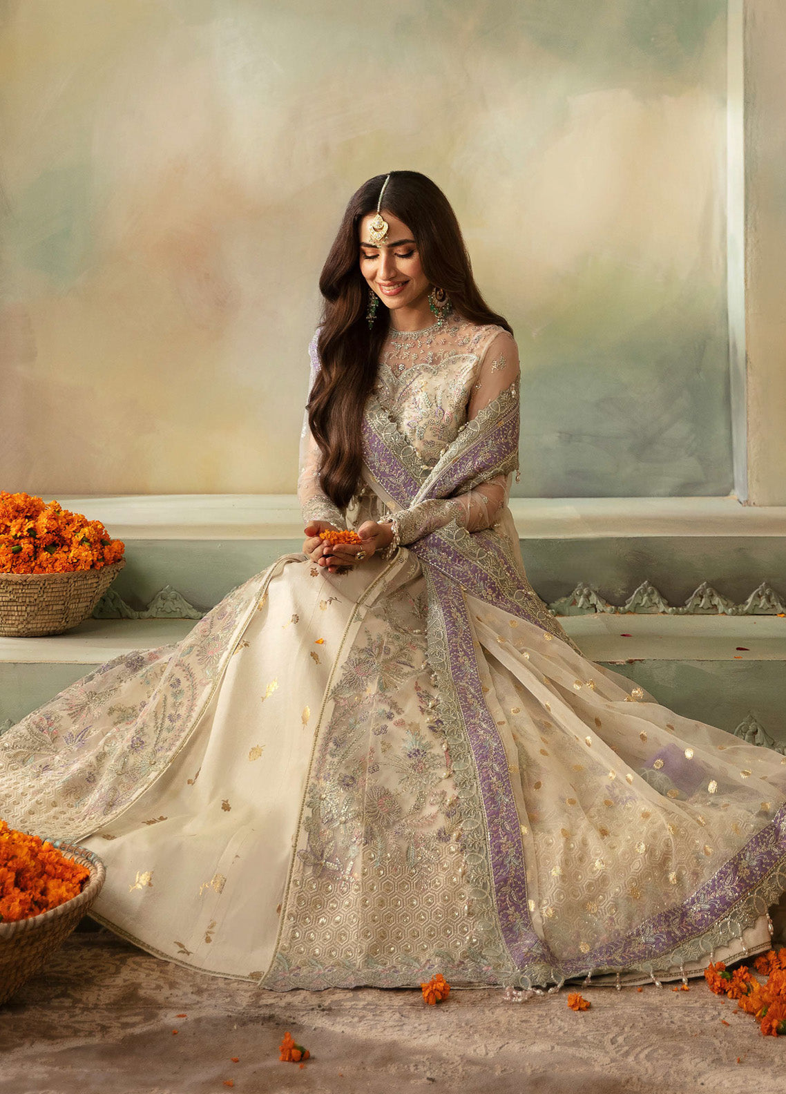 Elena By Saad Shaikh Embroidered Net 3 Piece Unstitched Suit SSK24EW D-PARISA Elena By Saad Shaikh Embroidered Net 3 Piece Unstitched Suit SSK24EW D-PARISA