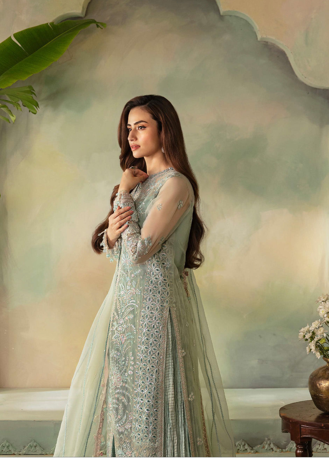 Elena By Saad Shaikh Embroidered Organza 3 Piece Unstitched Suit SSK24EW D-IRIS Elena By Saad Shaikh Embroidered Organza 3 Piece Unstitched Suit SSK24EW D-IRIS