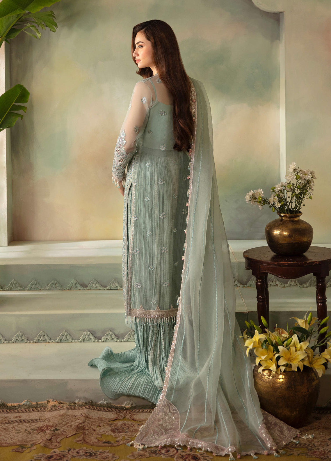 Elena By Saad Shaikh Embroidered Organza 3 Piece Unstitched Suit SSK24EW D-IRIS Elena By Saad Shaikh Embroidered Organza 3 Piece Unstitched Suit SSK24EW D-IRIS