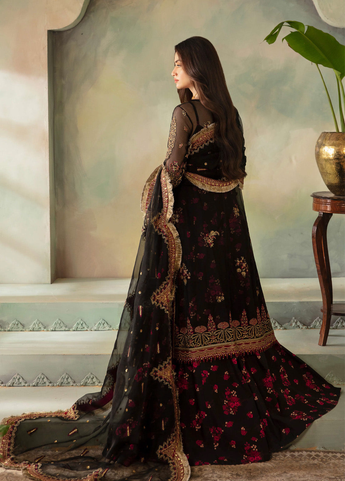 Elena By Saad Shaikh Embroidered Organza 3 Piece Unstitched Suit SSK24EW D-KOHINOOR Elena By Saad Shaikh Embroidered Organza 3 Piece Unstitched Suit SSK24EW D-KOHINOOR