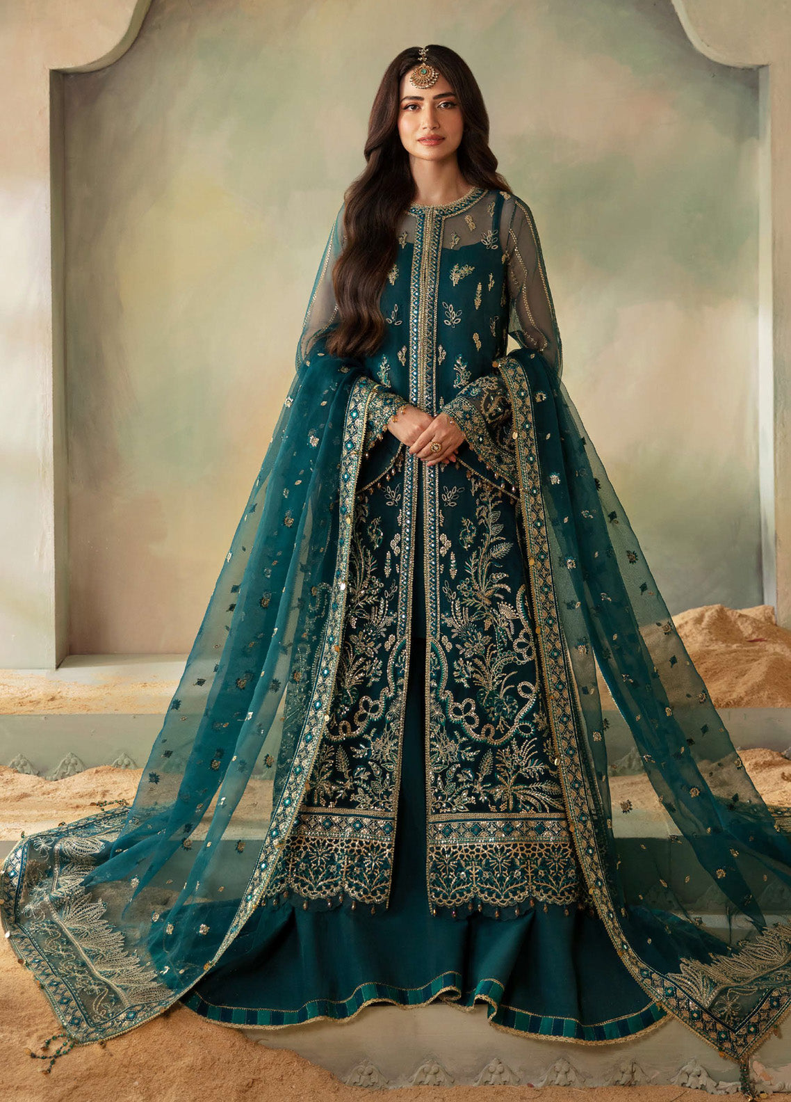Elena By Saad Shaikh Embroidered Organza 3 Piece Unstitched Suit SSK24EW D-SORAYA Elena By Saad Shaikh Embroidered Organza 3 Piece Unstitched Suit SSK24EW D-SORAYA