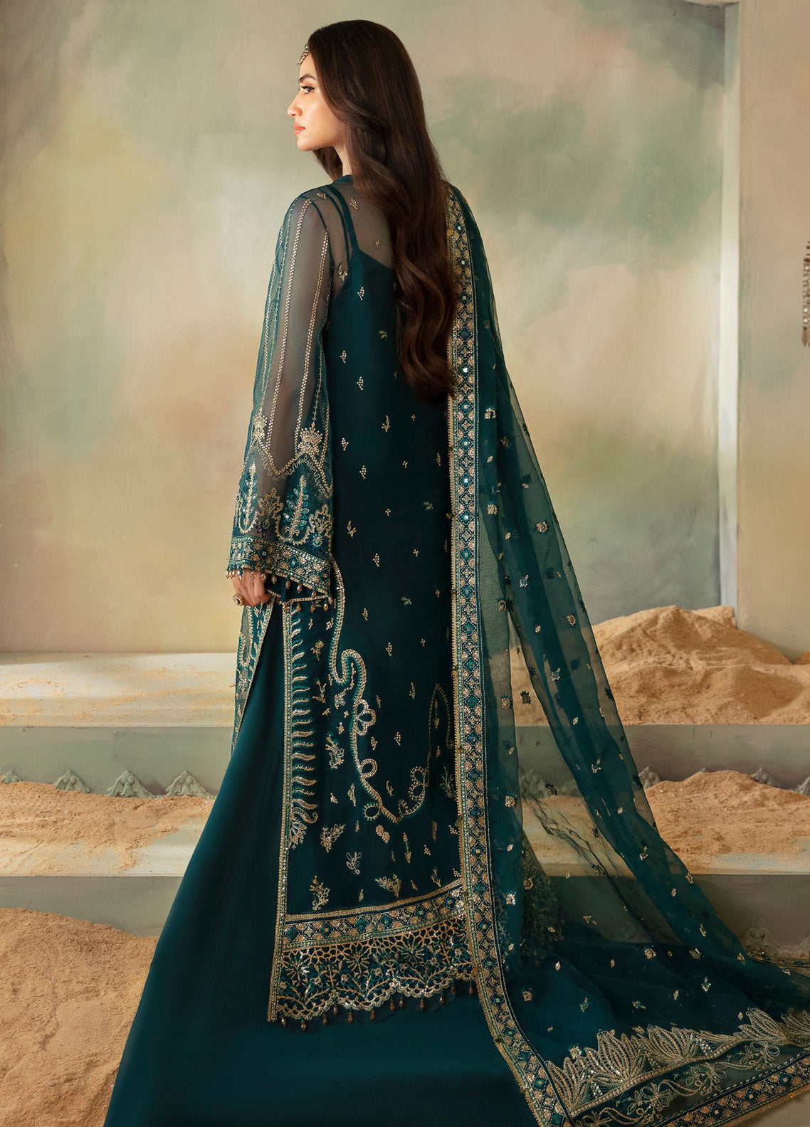 Elena By Saad Shaikh Embroidered Organza 3 Piece Unstitched Suit SSK24EW D-SORAYA Elena By Saad Shaikh Embroidered Organza 3 Piece Unstitched Suit SSK24EW D-SORAYA