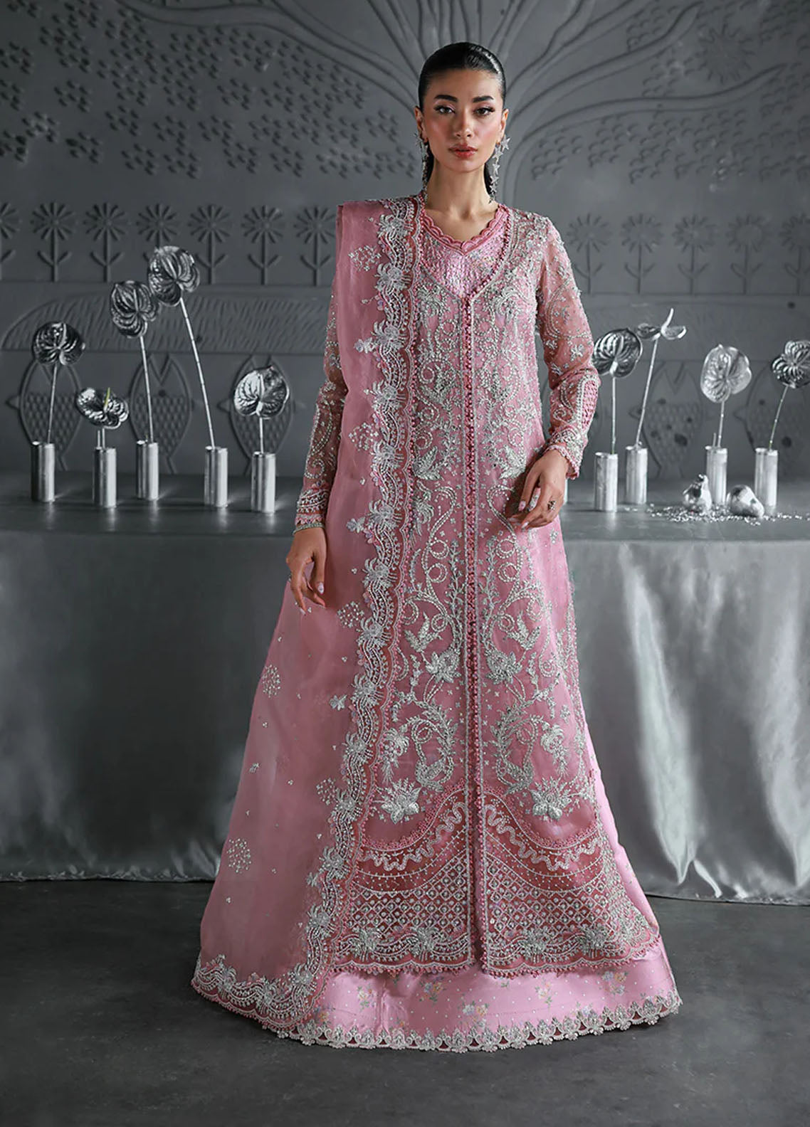 Elirah By Qalamkar Embroidered Organza 3 Piece Unstitched Suit QLM25EF D-MF-07 ROSALYN Elirah By Qalamkar Embroidered Organza 3 Piece Unstitched Suit QLM25EF D-MF-07 ROSALYN