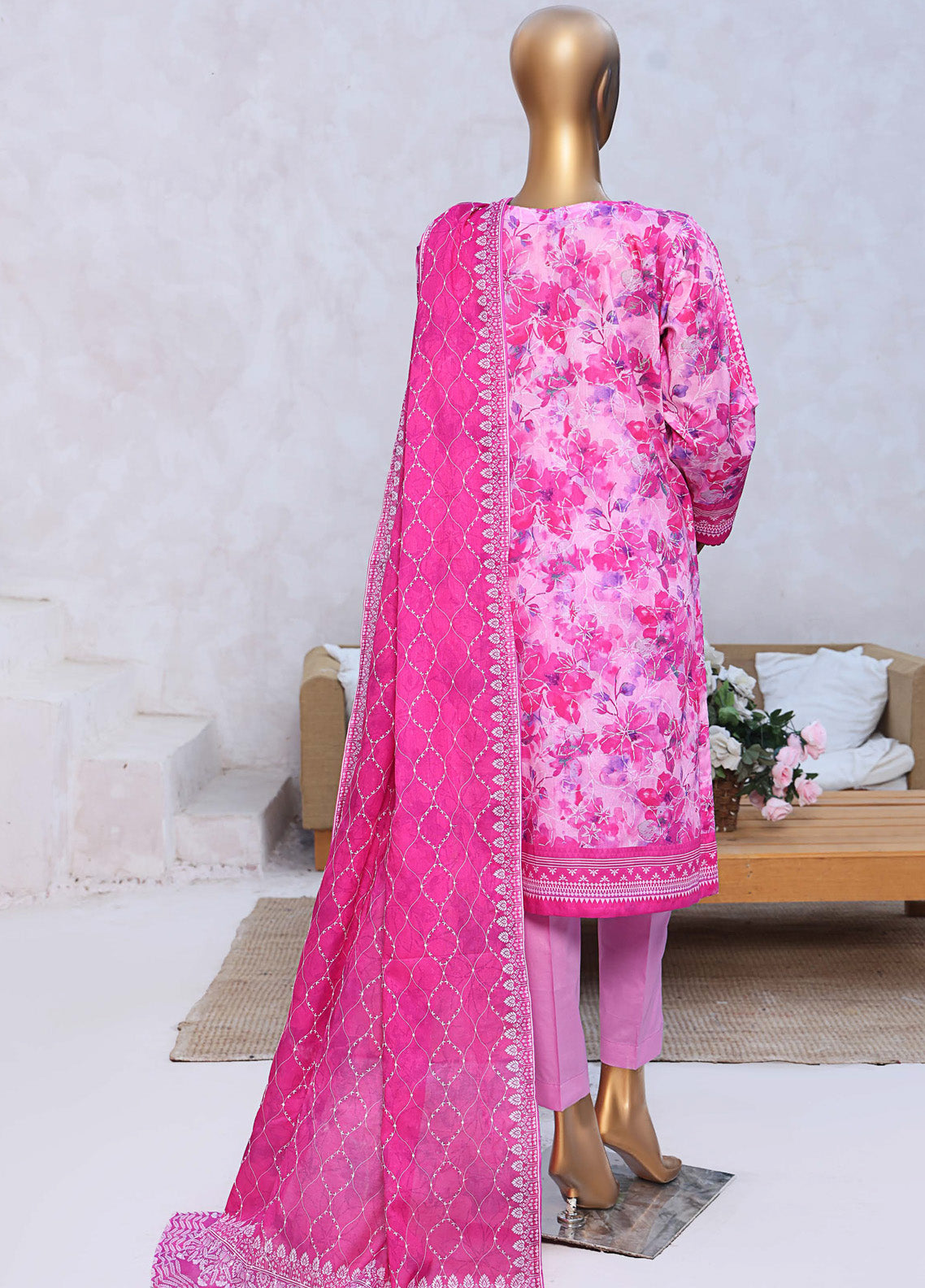 Elite By HZ Textile Chikankari Lawn 3 Piece Unstitched Suit HZ25E D-238A Elite By HZ Textile Chikankari Lawn 3 Piece Unstitched Suit HZ25E D-238A