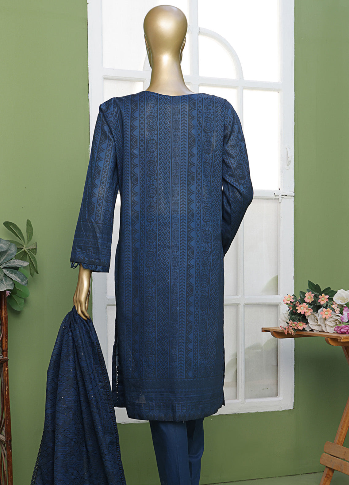 Elite By HZ Textile Embroidered Lawn 3 Piece Unstitched Suit HZ25E EC-216 Elite By HZ Textile Embroidered Lawn 3 Piece Unstitched Suit HZ25E EC-216