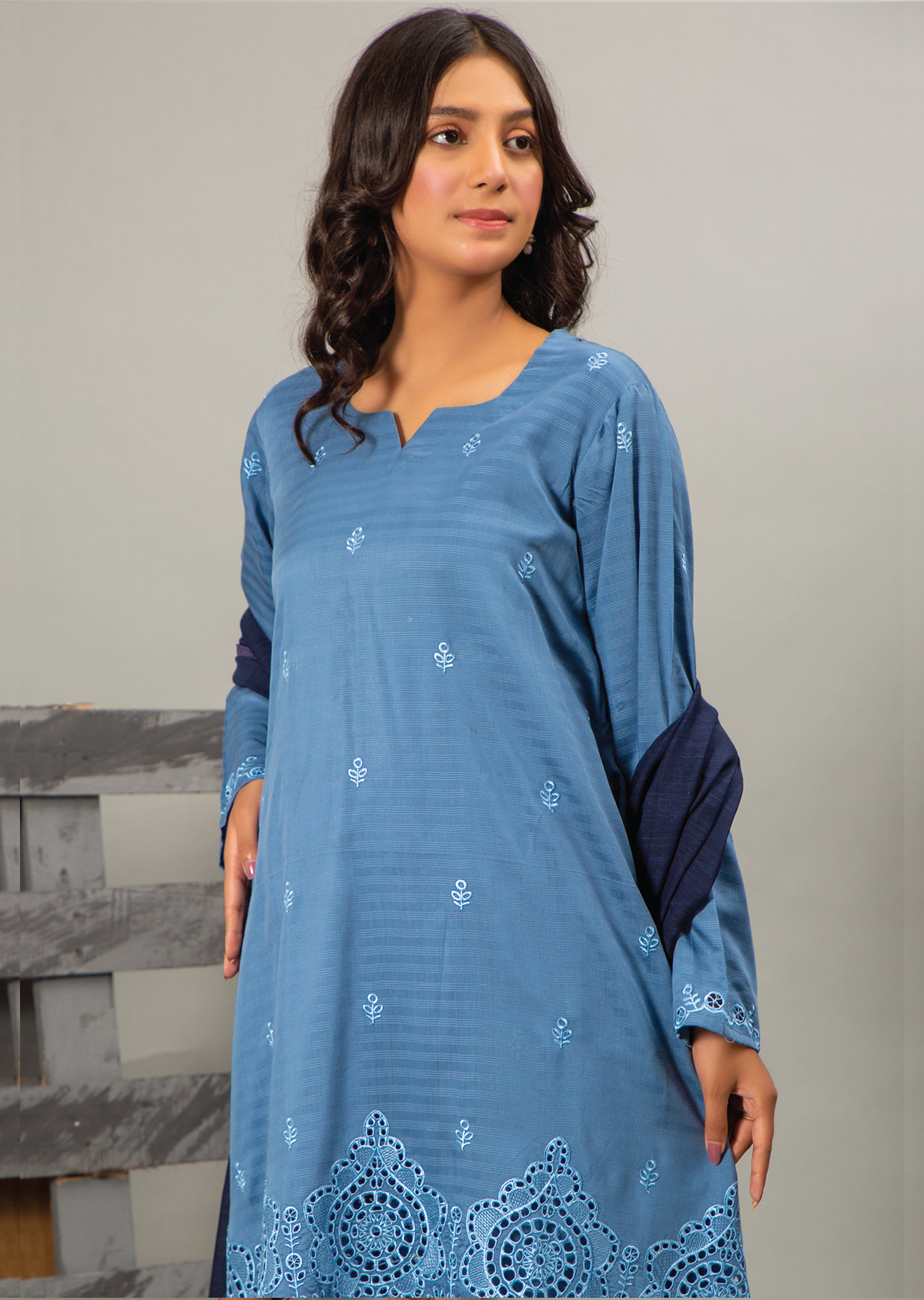 Embellish By Pashmina Embroidered Cotton Satin 3 Piece Unstitched Suit P24E D-05 Embellish By Pashmina Embroidered Cotton Satin 3 Piece Unstitched Suit P24E D-05