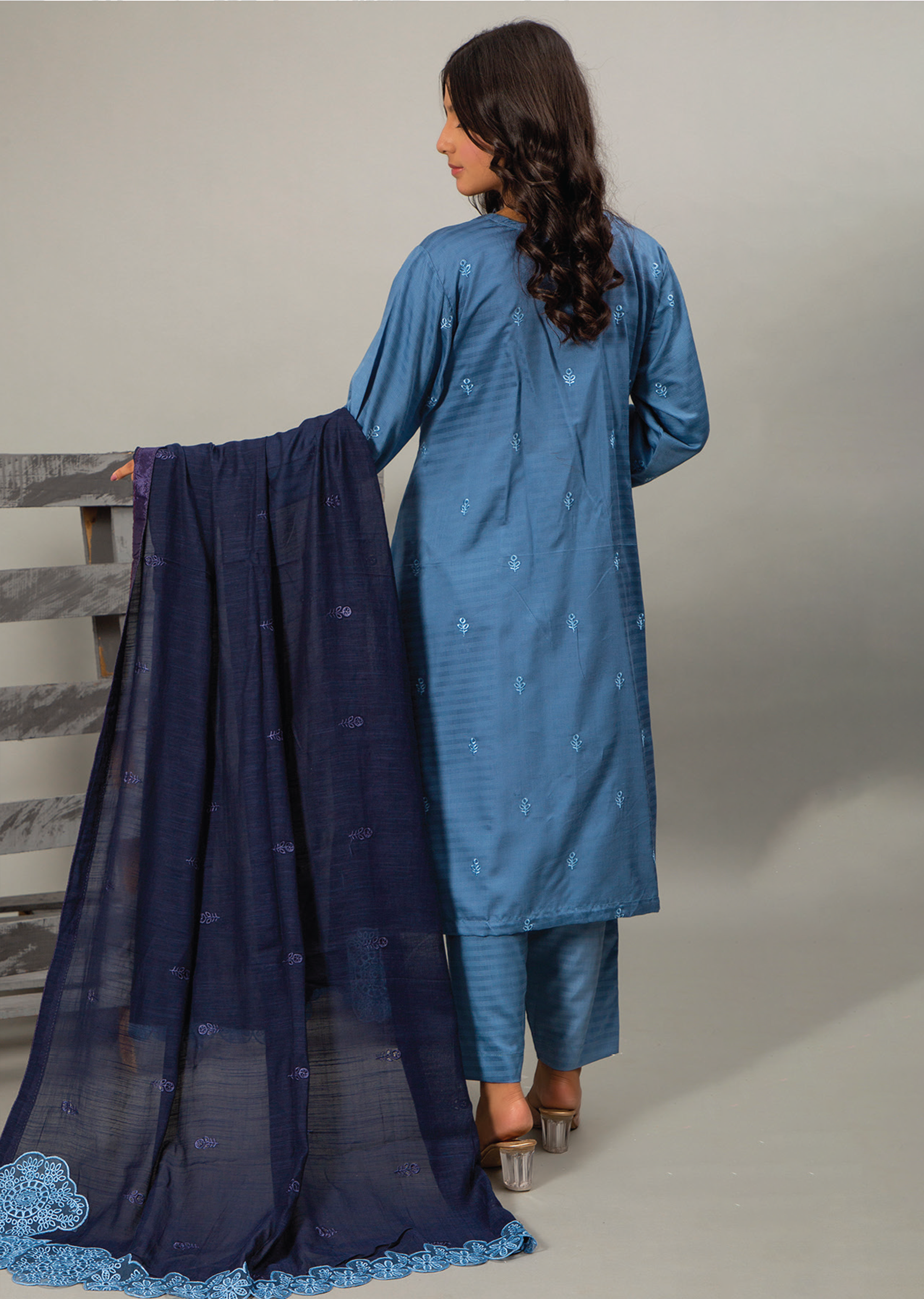 Embellish By Pashmina Embroidered Cotton Satin 3 Piece Unstitched Suit P24E D-05 Embellish By Pashmina Embroidered Cotton Satin 3 Piece Unstitched Suit P24E D-05