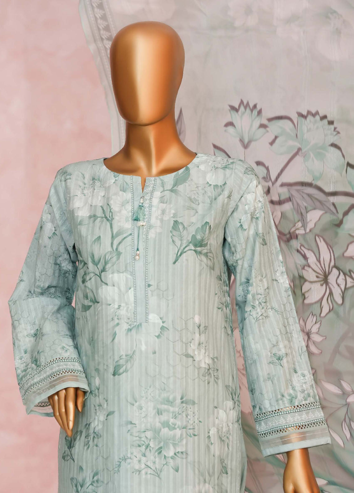 Enchant Linnokara Prints By HZ Textile Printed Lawn 3 Piece Stitched Suit HZ25ELP PLK-550 DAISY ICE Enchant Linnokara Prints By HZ Textile Printed Lawn 3 Piece Stitched Suit HZ25ELP PLK-550 DAISY ICE