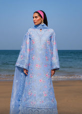Endless By Afrozeh Embroidered Lawn 3 Piece Unstitched Suit AF25ES D-07 LIOR
