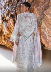 Endless By Afrozeh Embroidered Lawn 3 Piece Unstitched Suit AF25ES D-09 NYSSA