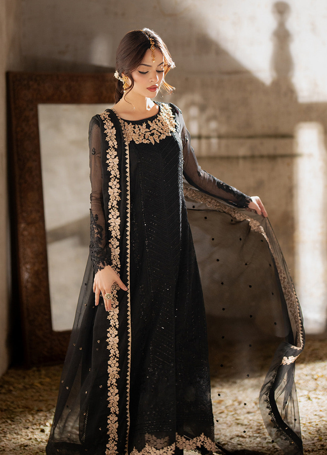 Ensembles By Azure Embroidered Chiffon 3 Piece Unstitched Suit AZU24F3P D-MIDNIGHT VEIL Ensembles By Azure Embroidered Chiffon 3 Piece Unstitched Suit AZU24F3P D-MIDNIGHT VEIL