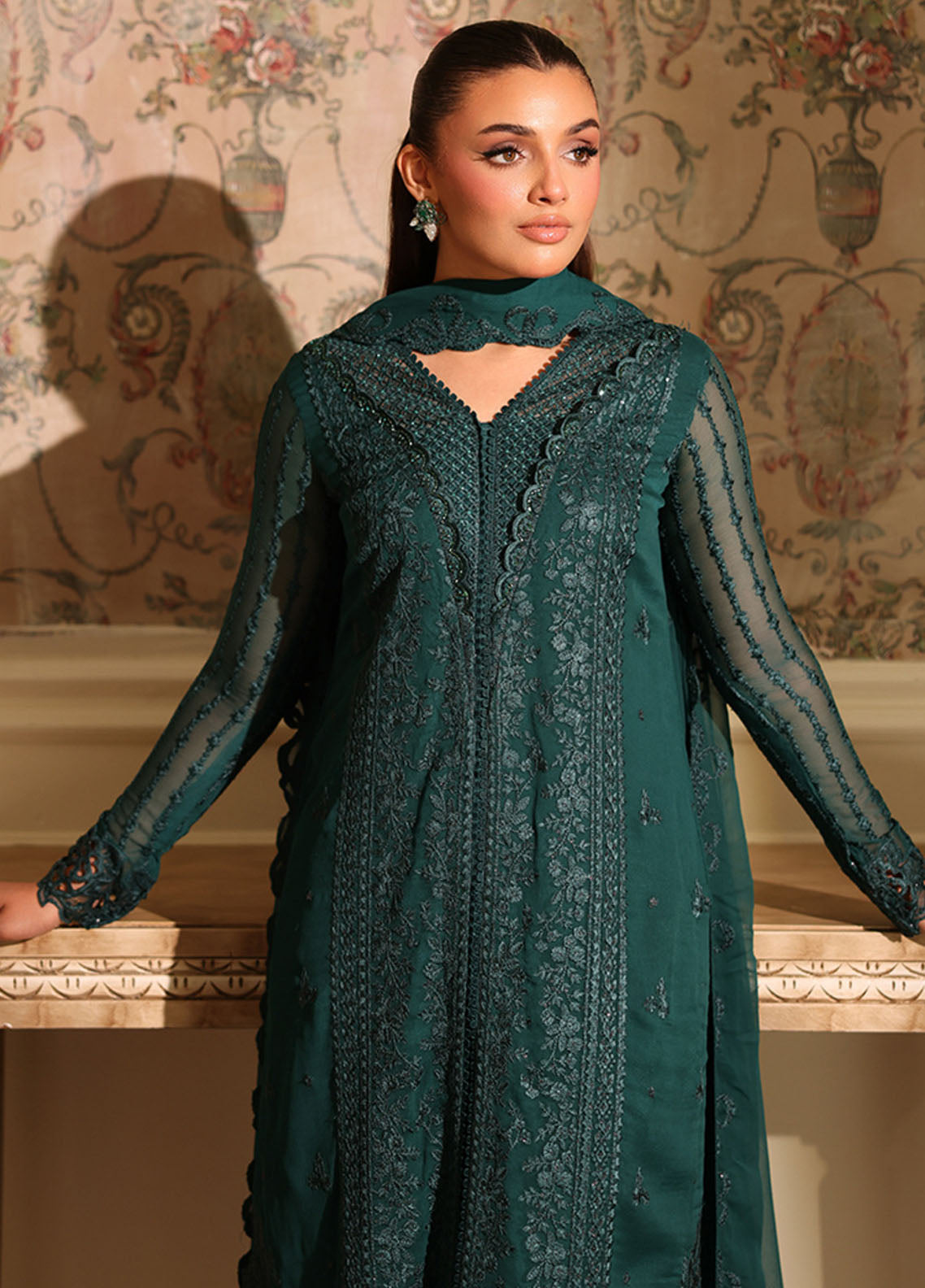 Ensembles By Azure Festive Embroidered Chiffon 3 Piece Unstitched Suit AZU25EFE D-ENCHANTED FOREST Ensembles By Azure Festive Embroidered Chiffon 3 Piece Unstitched Suit AZU25EFE D-ENCHANTED FOREST