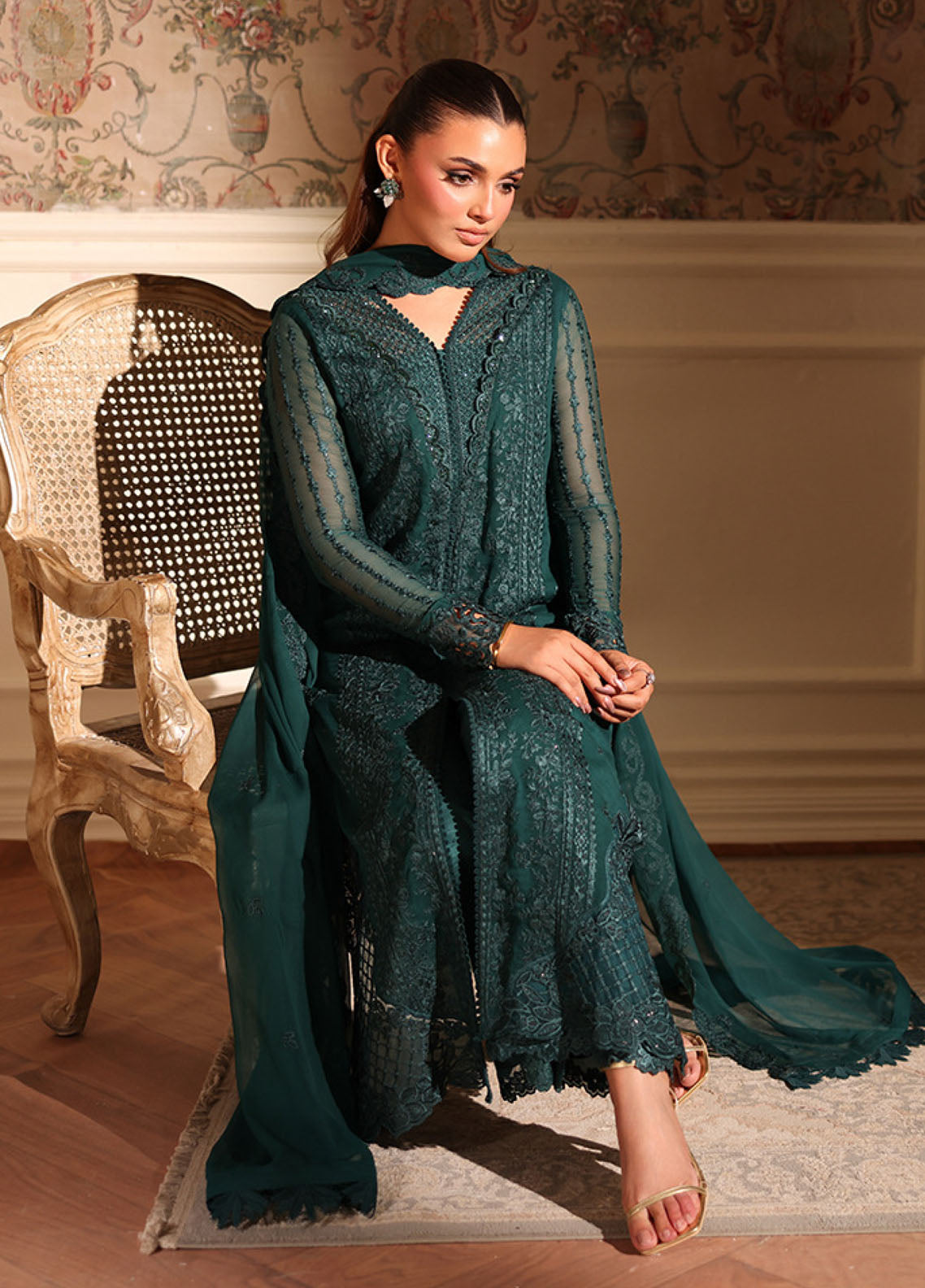 Ensembles By Azure Festive Embroidered Chiffon 3 Piece Unstitched Suit AZU25EFE D-ENCHANTED FOREST Ensembles By Azure Festive Embroidered Chiffon 3 Piece Unstitched Suit AZU25EFE D-ENCHANTED FOREST