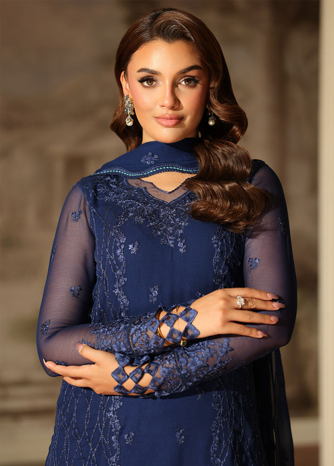 Ensembles By Azure Festive Embroidered Chiffon 3 Piece Unstitched Suit AZU25EFE D-ROYAL ECLIPSE Ensembles By Azure Festive Embroidered Chiffon 3 Piece Unstitched Suit AZU25EFE D-ROYAL ECLIPSE