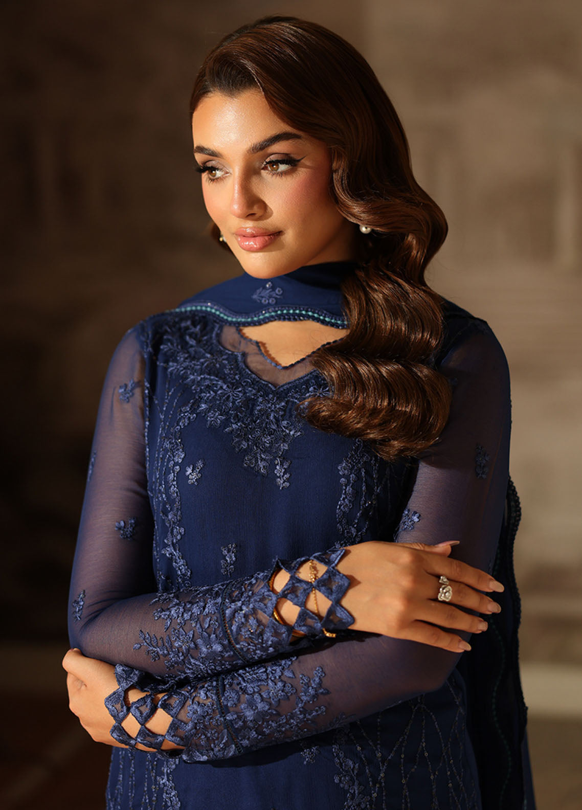 Ensembles By Azure Festive Embroidered Chiffon 3 Piece Unstitched Suit AZU25EFE D-ROYAL ECLIPSE Ensembles By Azure Festive Embroidered Chiffon 3 Piece Unstitched Suit AZU25EFE D-ROYAL ECLIPSE