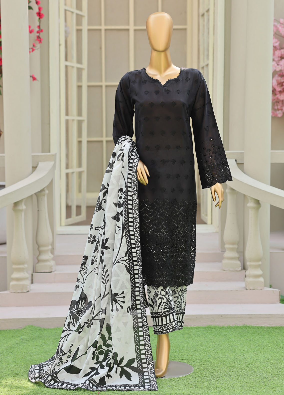 Esra By Schick Chikankari Lawn 3 Piece Unstitched Suit SDH26ECSE D-06 Esra By Schick Chikankari Lawn 3 Piece Unstitched Suit SDH26ECSE D-06