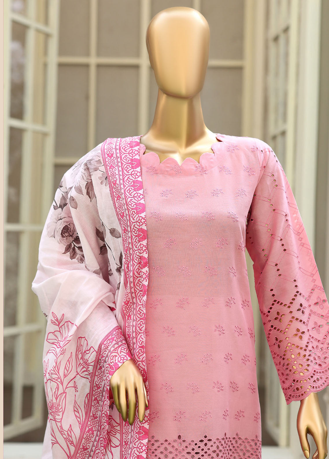 Esra By Schick Chikankari Lawn 3 Piece Unstitched Suit SDH26ECSE D-07 Esra By Schick Chikankari Lawn 3 Piece Unstitched Suit SDH26ECSE D-07