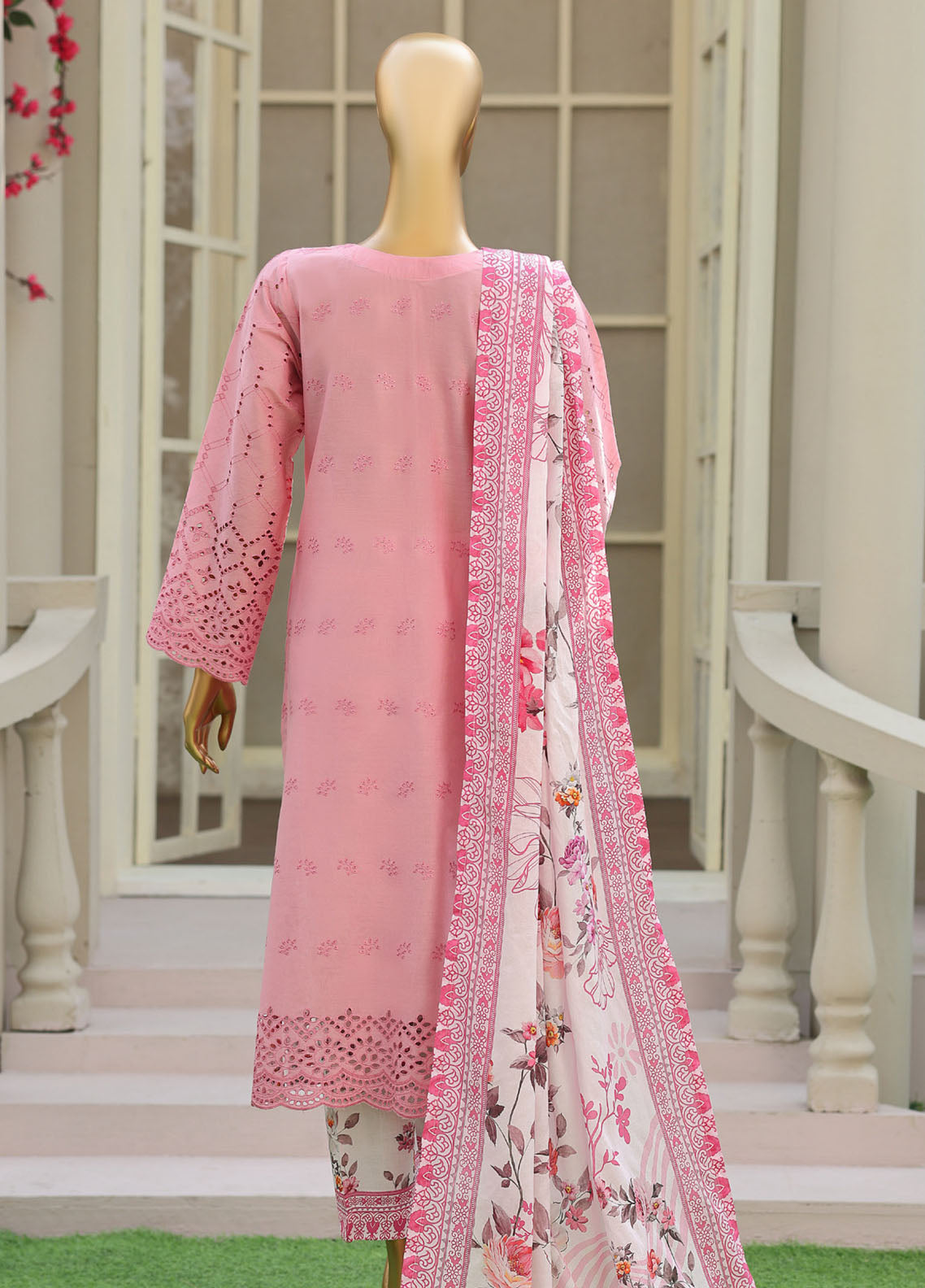 Esra By Schick Chikankari Lawn 3 Piece Unstitched Suit SDH26ECSE D-07 Esra By Schick Chikankari Lawn 3 Piece Unstitched Suit SDH26ECSE D-07
