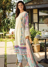 Ethereal Bloom By Roheenaz Embroidered Lawn 3 Piece Unstitched Suit RNZ25EB D-RNZ-01A VELORA
