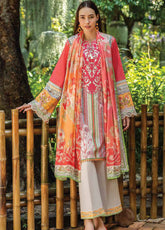 Ethereal Bloom By Roheenaz Embroidered Lawn 3 Piece Unstitched Suit RNZ25EB D-RNZ-03A ROSELLE
