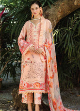 Ethereal Bloom By Roheenaz Embroidered Lawn 3 Piece Unstitched Suit RNZ25EB D-RNZ-05A ZARIA