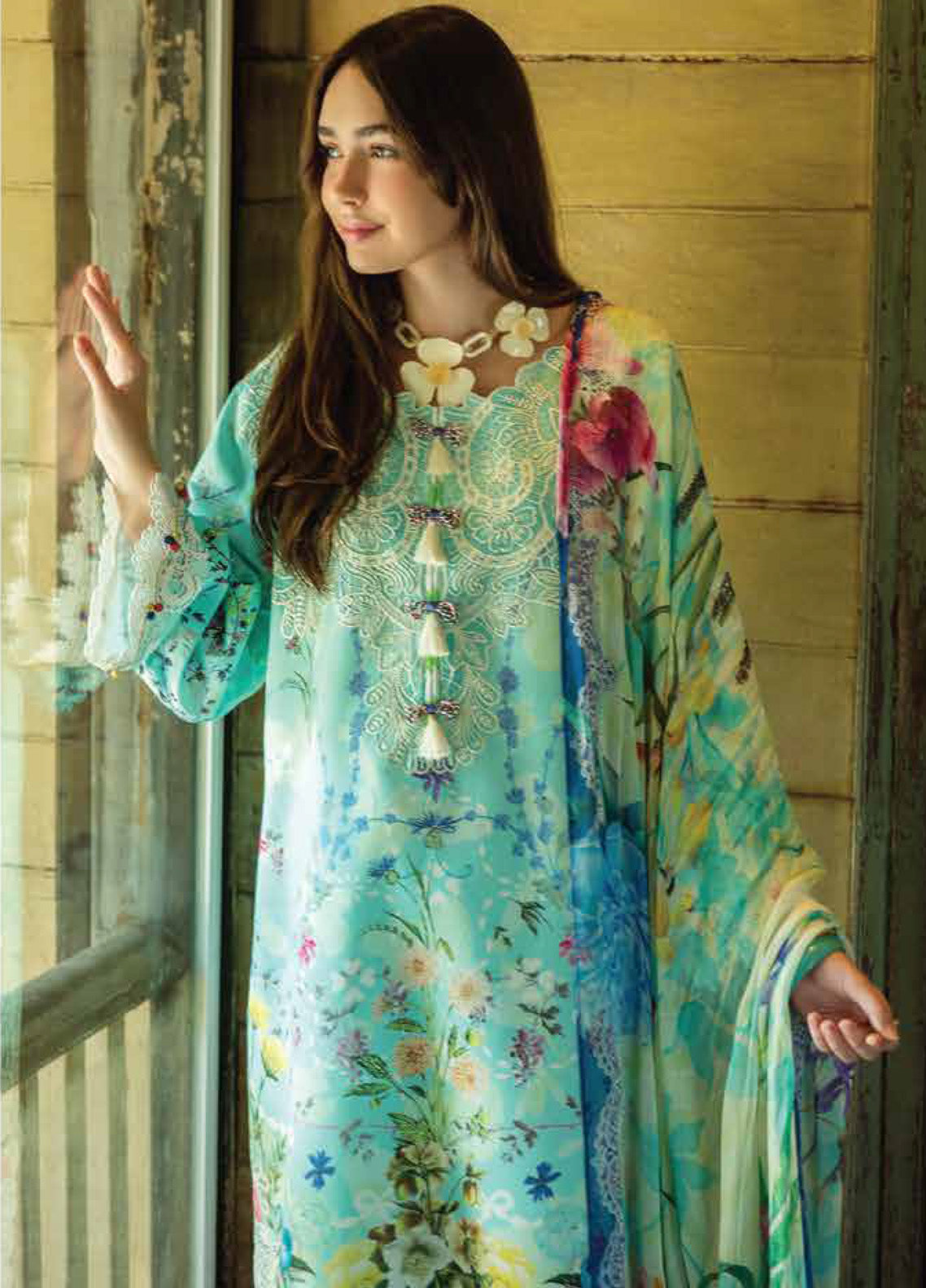 Ethereal Bloom By Roheenaz Embroidered Lawn 3 Piece Unstitched Suit RNZ25EB D-RNZ-07B MARISTELA Ethereal Bloom By Roheenaz Embroidered Lawn 3 Piece Unstitched Suit RNZ25EB D-RNZ-07B MARISTELA