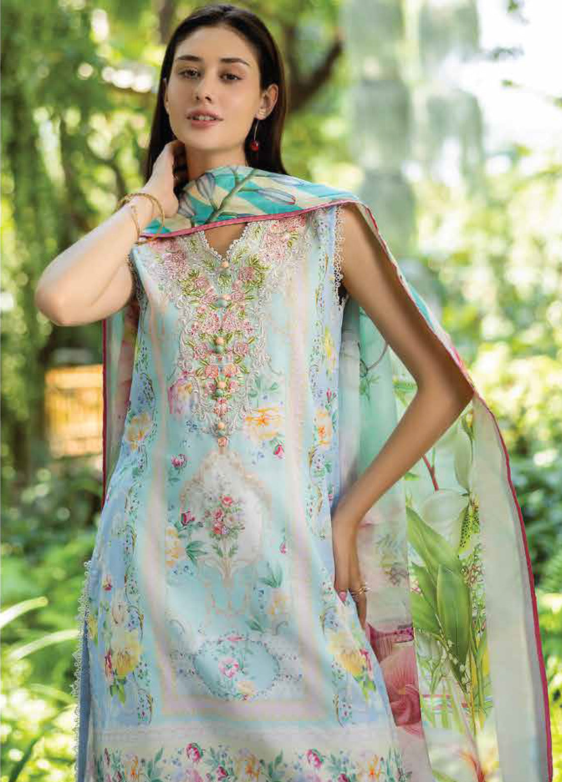 Ethereal Bloom By Roheenaz Embroidered Lawn 3 Piece Unstitched Suit RNZ25EB D-RNZ-08A MISTELLE Ethereal Bloom By Roheenaz Embroidered Lawn 3 Piece Unstitched Suit RNZ25EB D-RNZ-08A MISTELLE