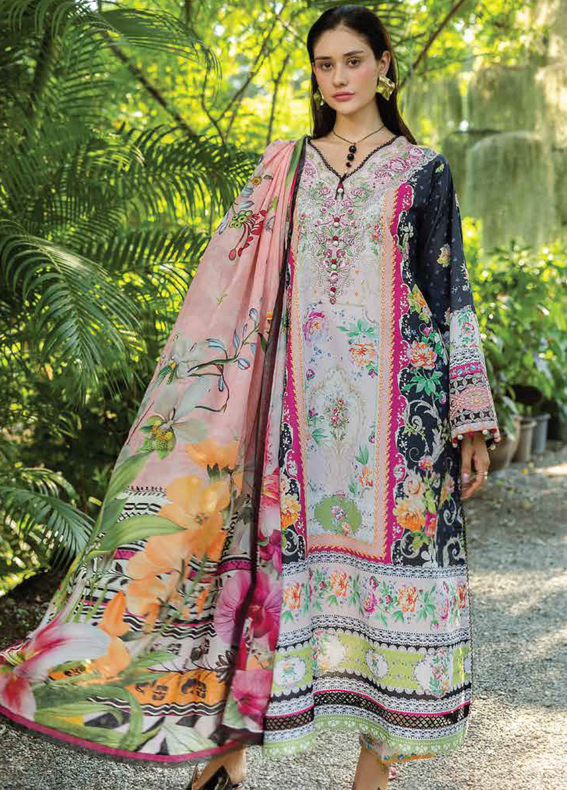 Ethereal Bloom By Roheenaz Embroidered Lawn 3 Piece Unstitched Suit RNZ25EB D-RNZ-08B NYMERIA Ethereal Bloom By Roheenaz Embroidered Lawn 3 Piece Unstitched Suit RNZ25EB D-RNZ-08B NYMERIA