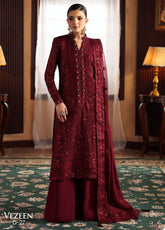 Evayna By Gulaal Embroidered Chiffon 3 Piece Unstitched Suit GL25EEC D-01 VEZEEN