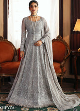 Evayna By Gulaal Embroidered Chiffon 3 Piece Unstitched Suit GL25EEC D-02 SHEYZA