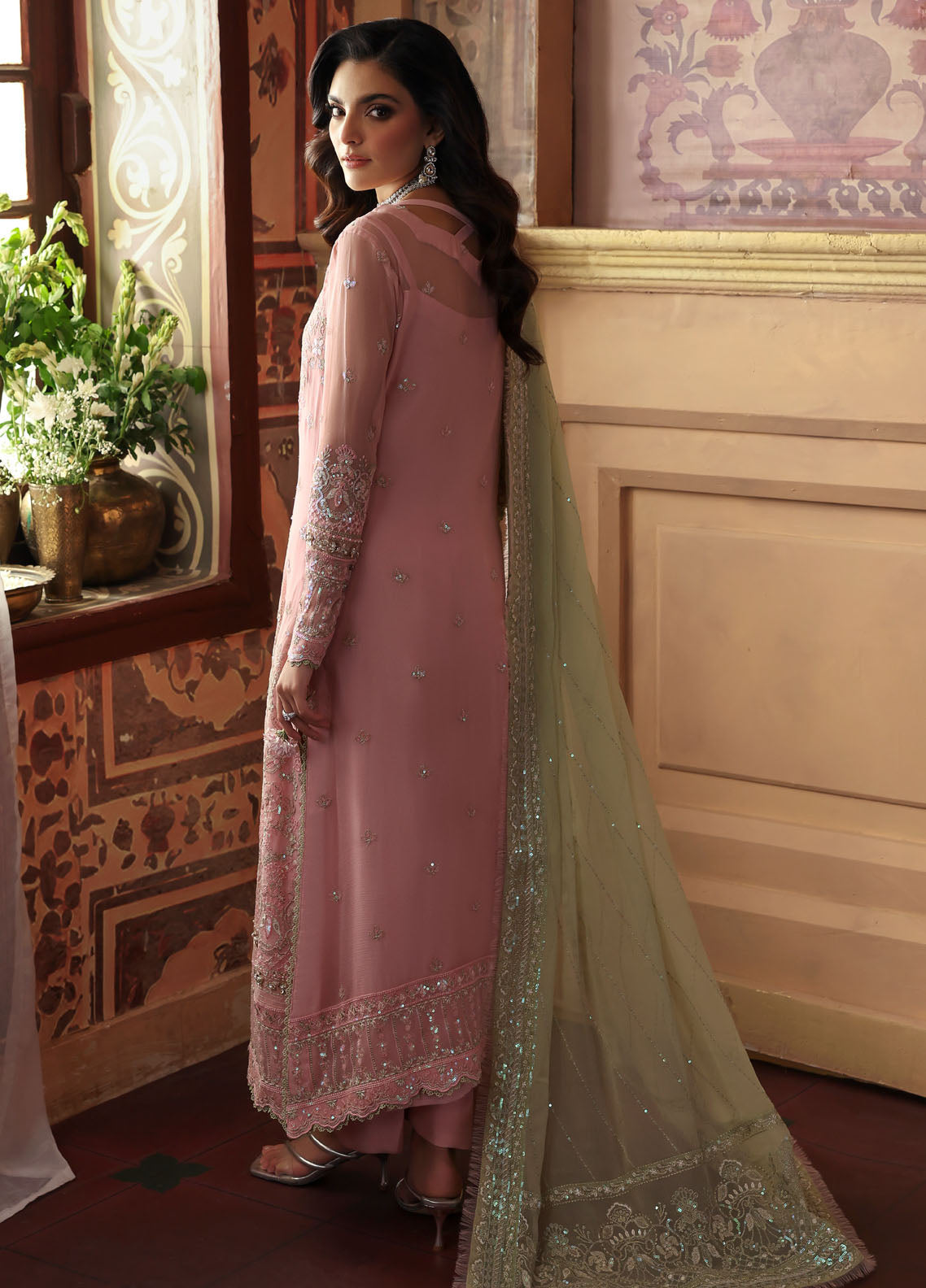 Evayna By Gulaal Embroidered Chiffon 3 Piece Unstitched Suit GL25EEC D-04 LAYANA Evayna By Gulaal Embroidered Chiffon 3 Piece Unstitched Suit GL25EEC D-04 LAYANA