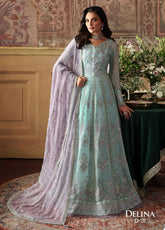 Evayna By Gulaal Embroidered Chiffon 3 Piece Unstitched Suit GL25EEC D-05 DELINA