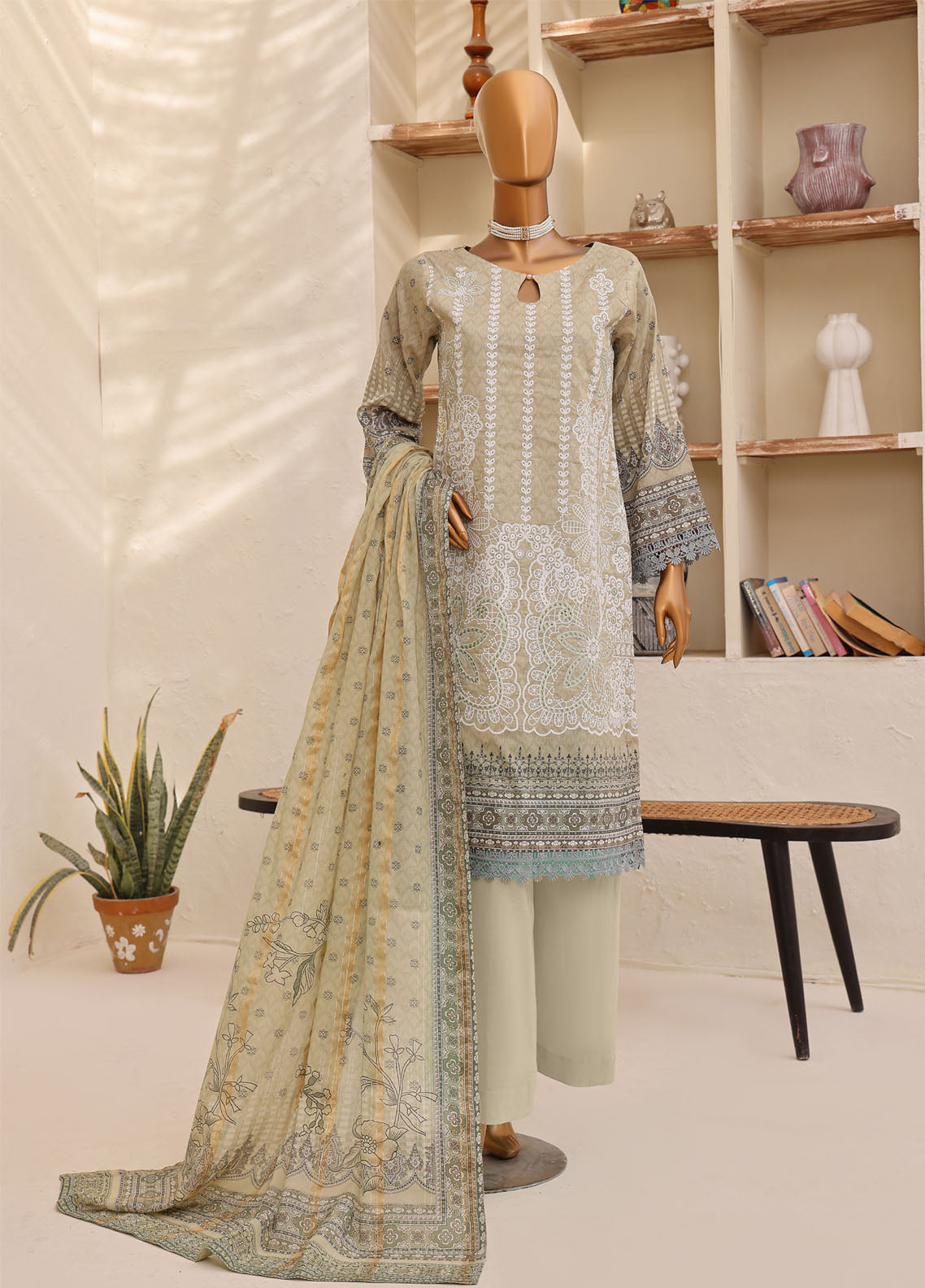 Ever Green By Schick Digital Embroidered Lawn 3 Piece Unstitched Suit SDH25EG DD-04 Ever Green By Schick Digital Embroidered Lawn 3 Piece Unstitched Suit SDH25EG DD-04